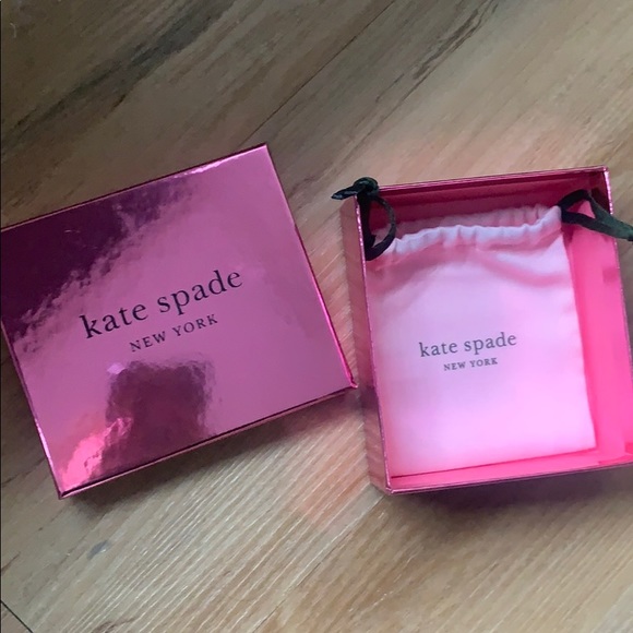 ROSE GOLD KATE SPADE GLITTER CARD HOLDER - Picture 5 of 5